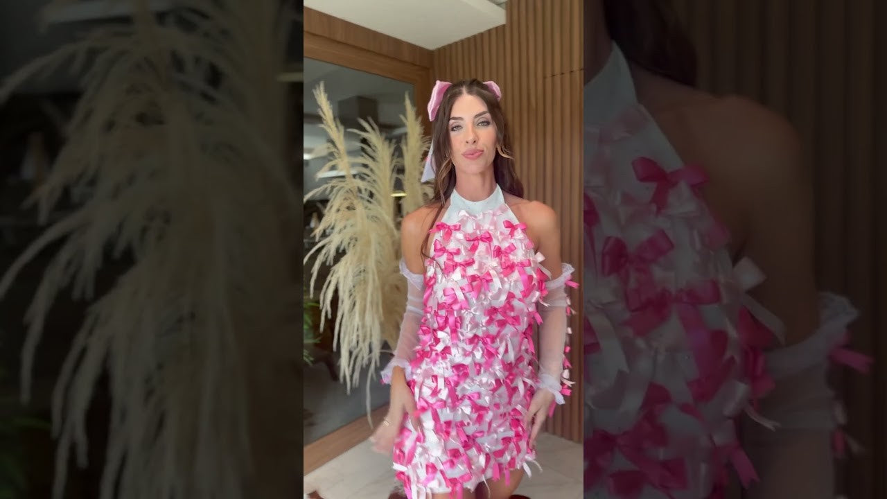 Vestido junino Noivinha - 200 laços EXCLUSIVO