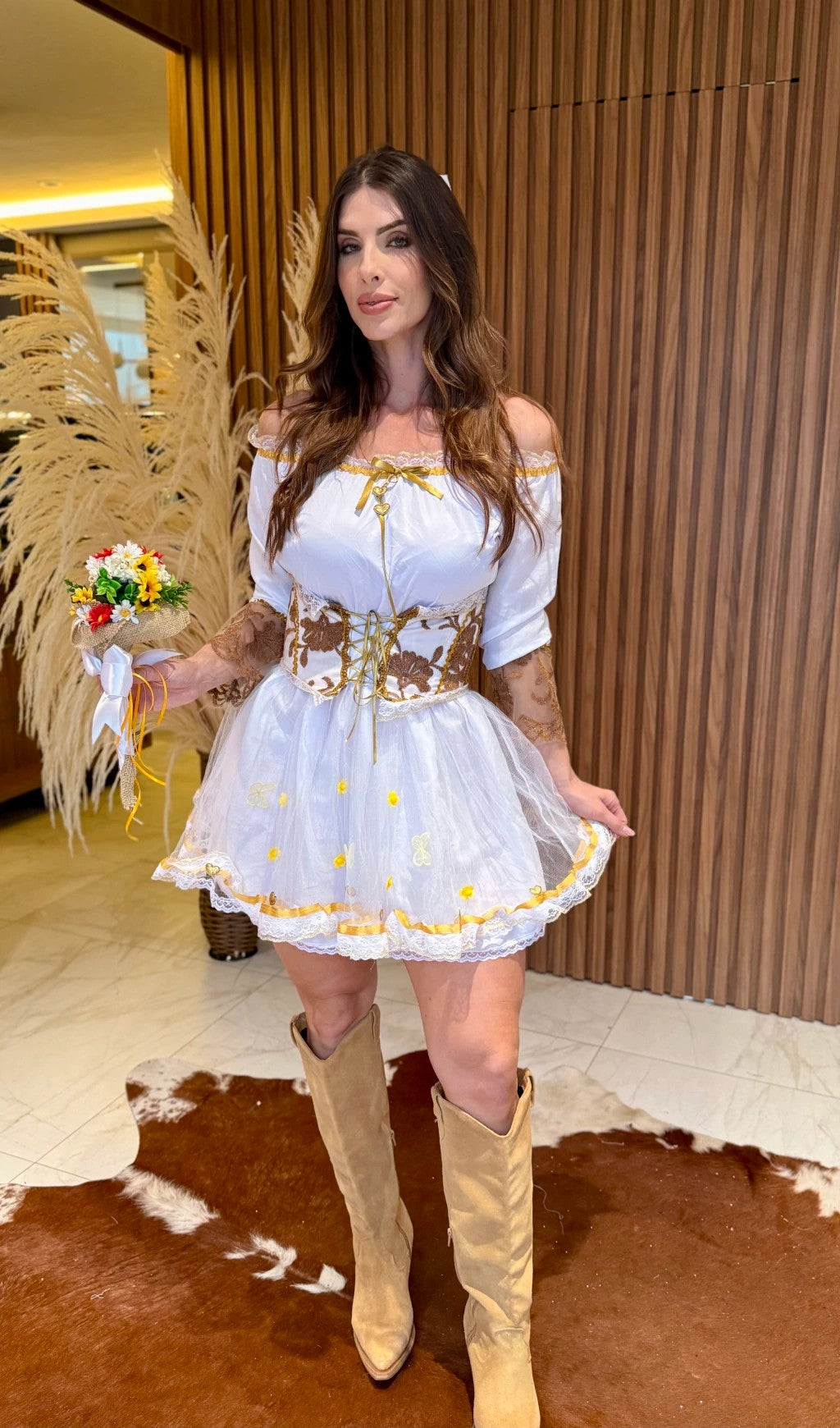 Vestido junino Noivinha - Cecilia