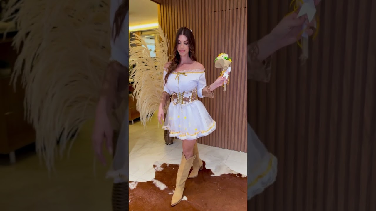 Vestido junino Noivinha - Cecilia