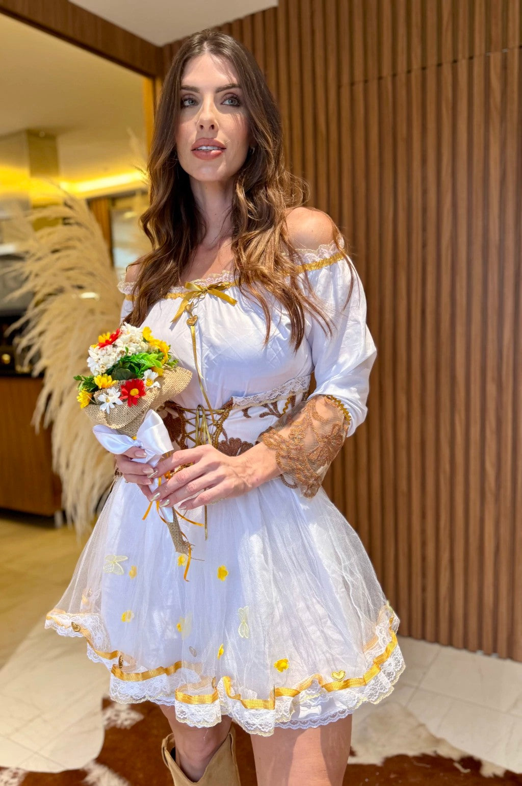 Vestido junino Noivinha - Cecilia