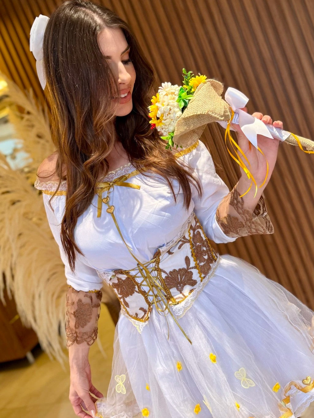 Vestido junino Noivinha - Cecilia