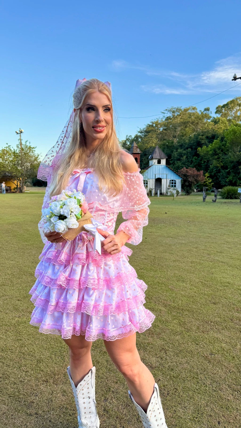 Vestido junino Noivinha - Elizabeth