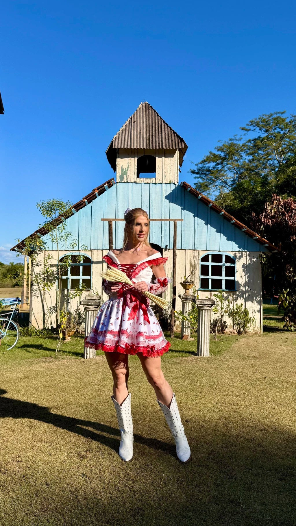 Vestido junino Noivinha - Ester