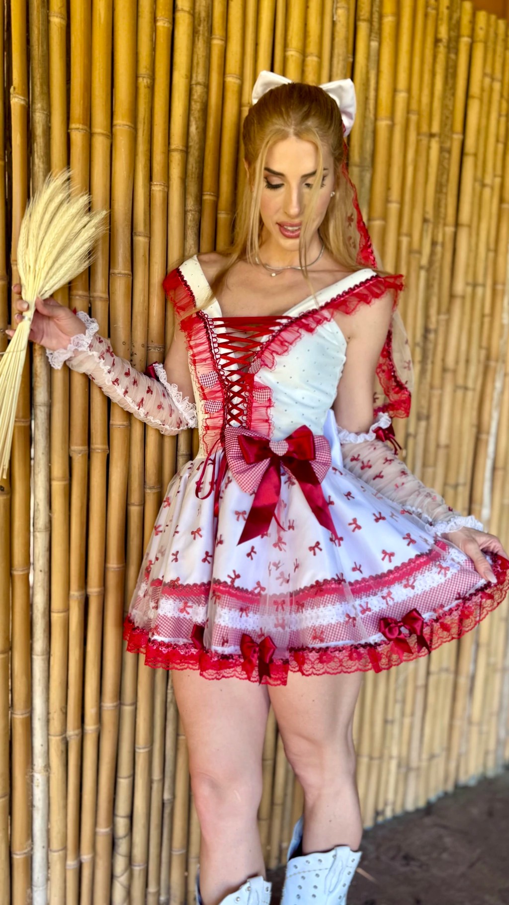 Vestido junino Noivinha - Ester