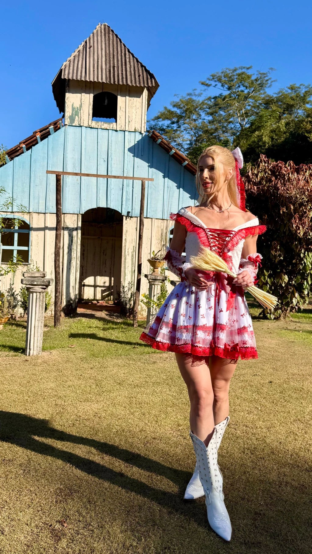 Vestido junino Noivinha - Ester