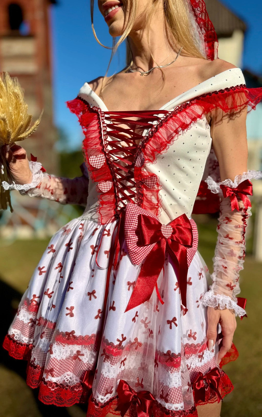 Vestido junino Noivinha - Ester