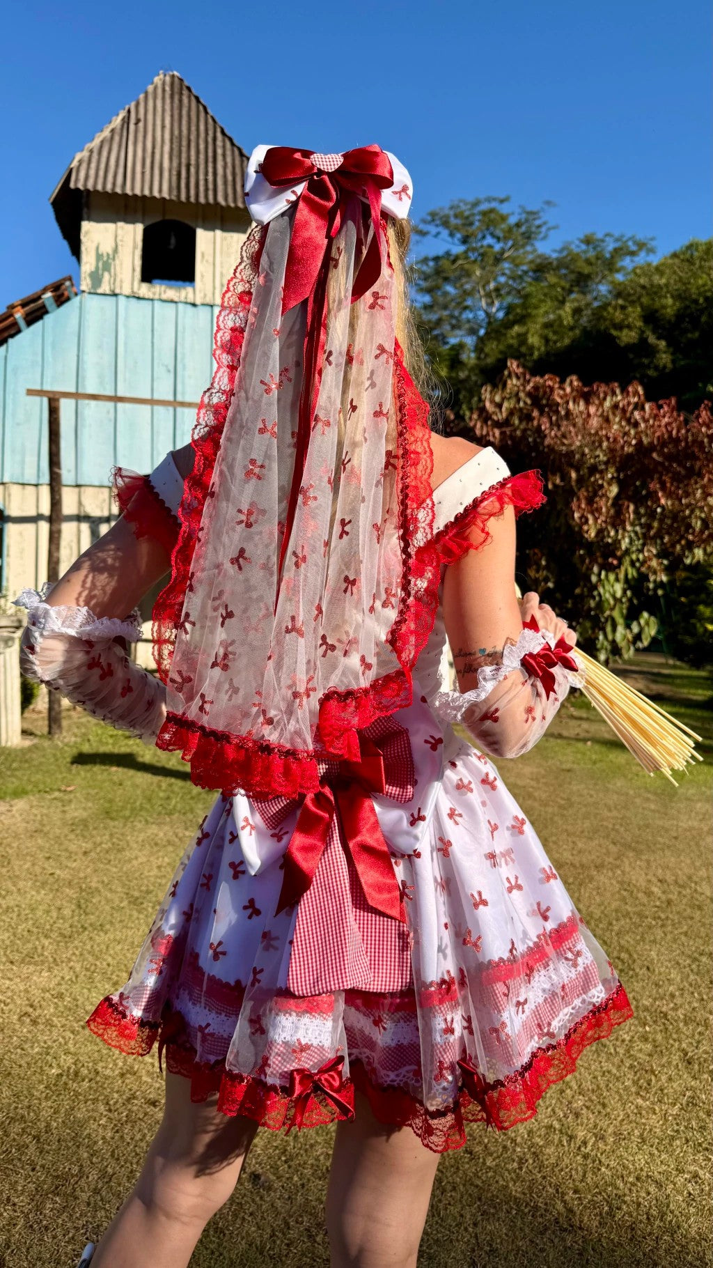 Vestido junino Noivinha - Ester