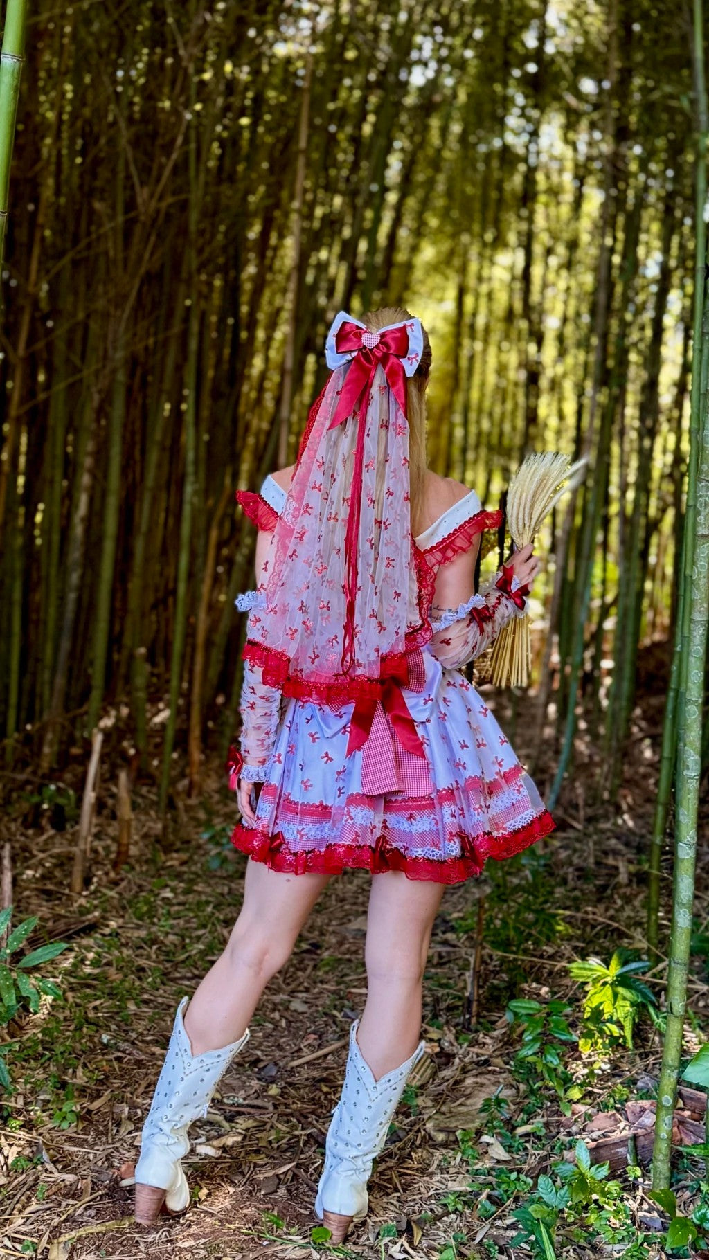 Vestido junino Noivinha - Ester