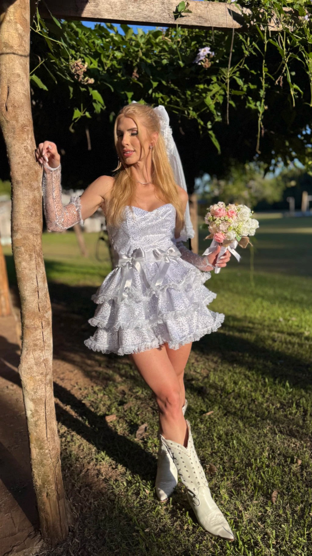 Vestido junino Noivinha - Francisca