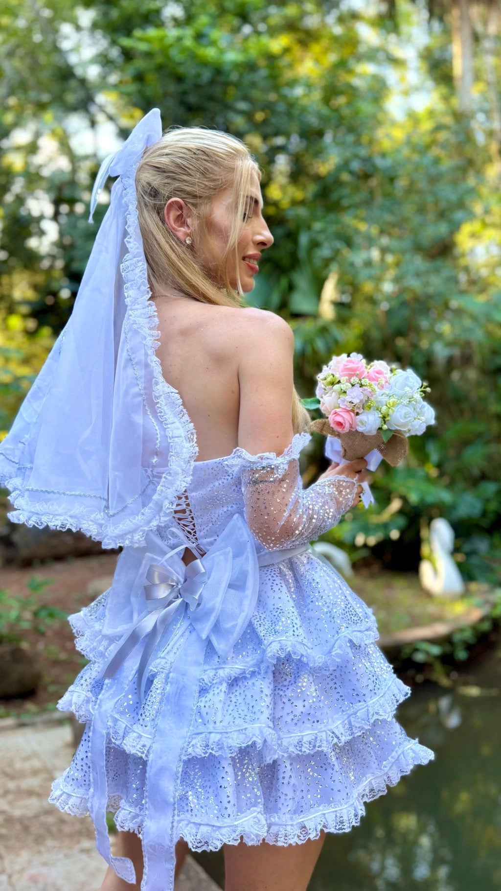 Vestido junino Noivinha - Francisca