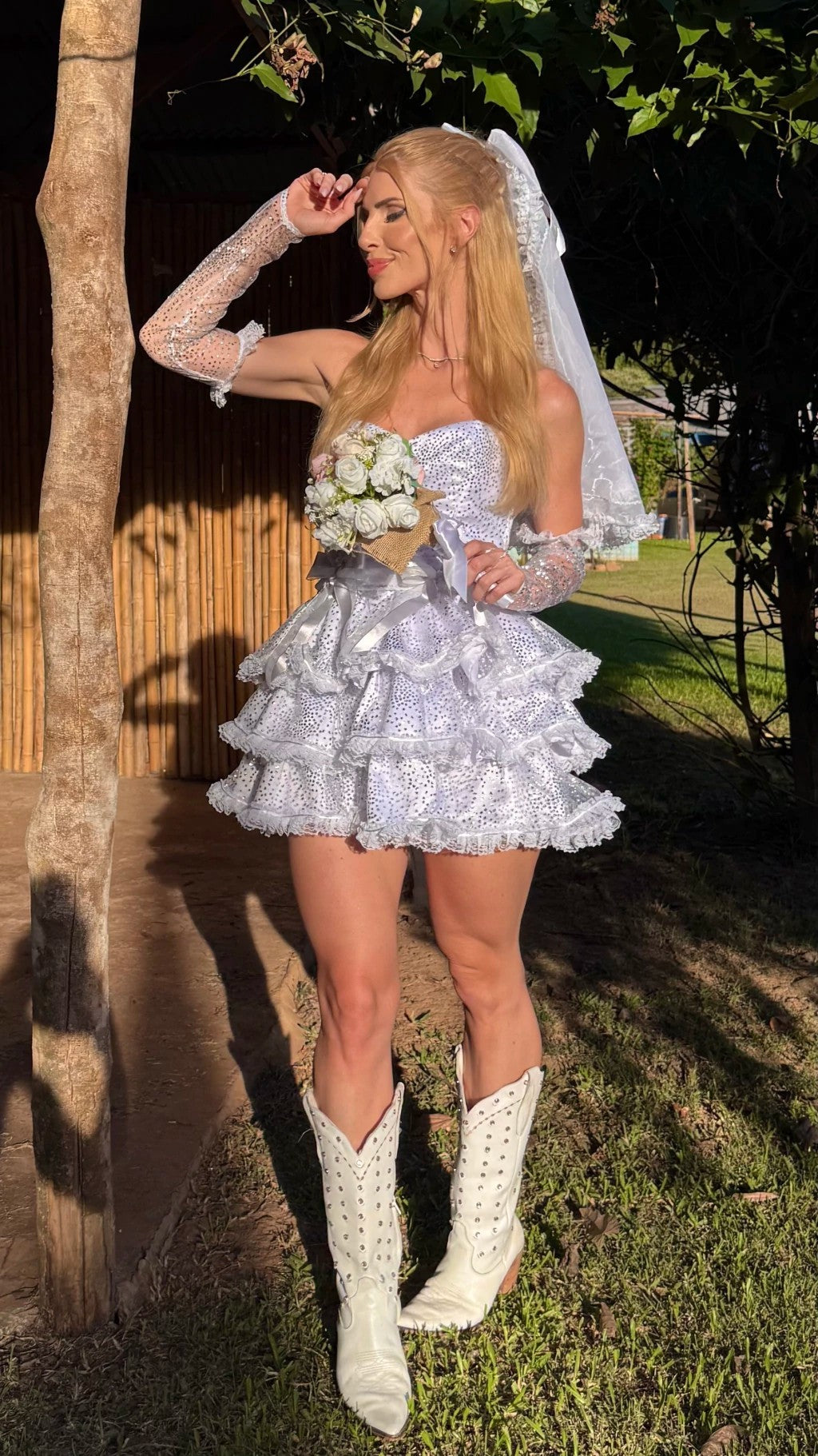 Vestido junino Noivinha - Francisca