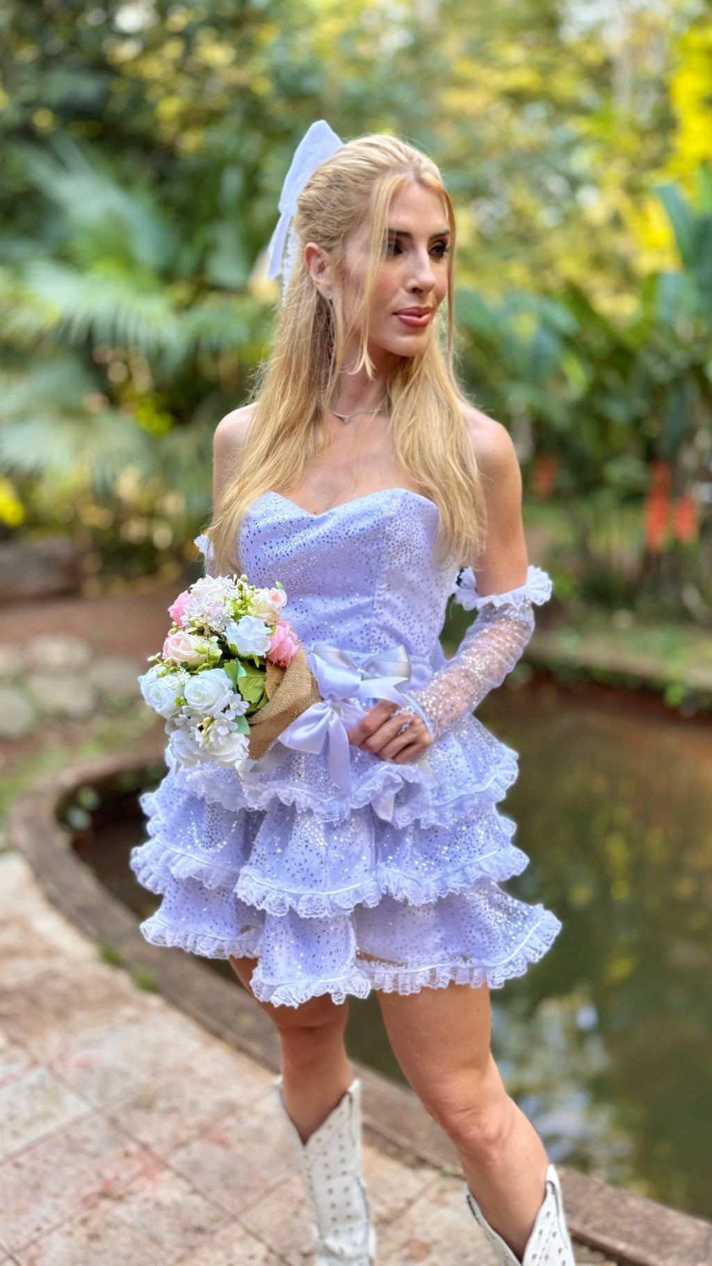 Vestido junino Noivinha - Francisca