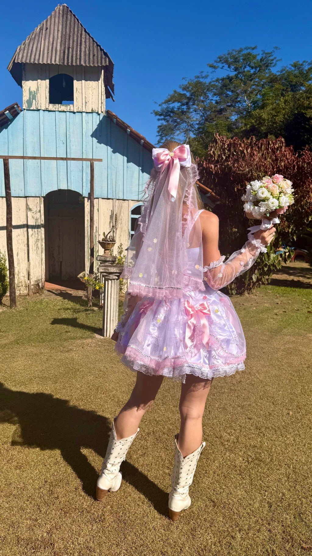 Vestido junino Noivinha - Joana