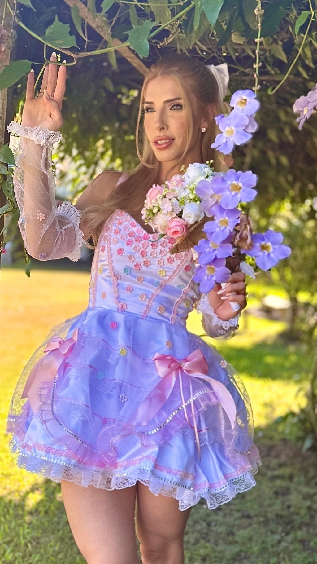 Vestido junino Noivinha - Joana