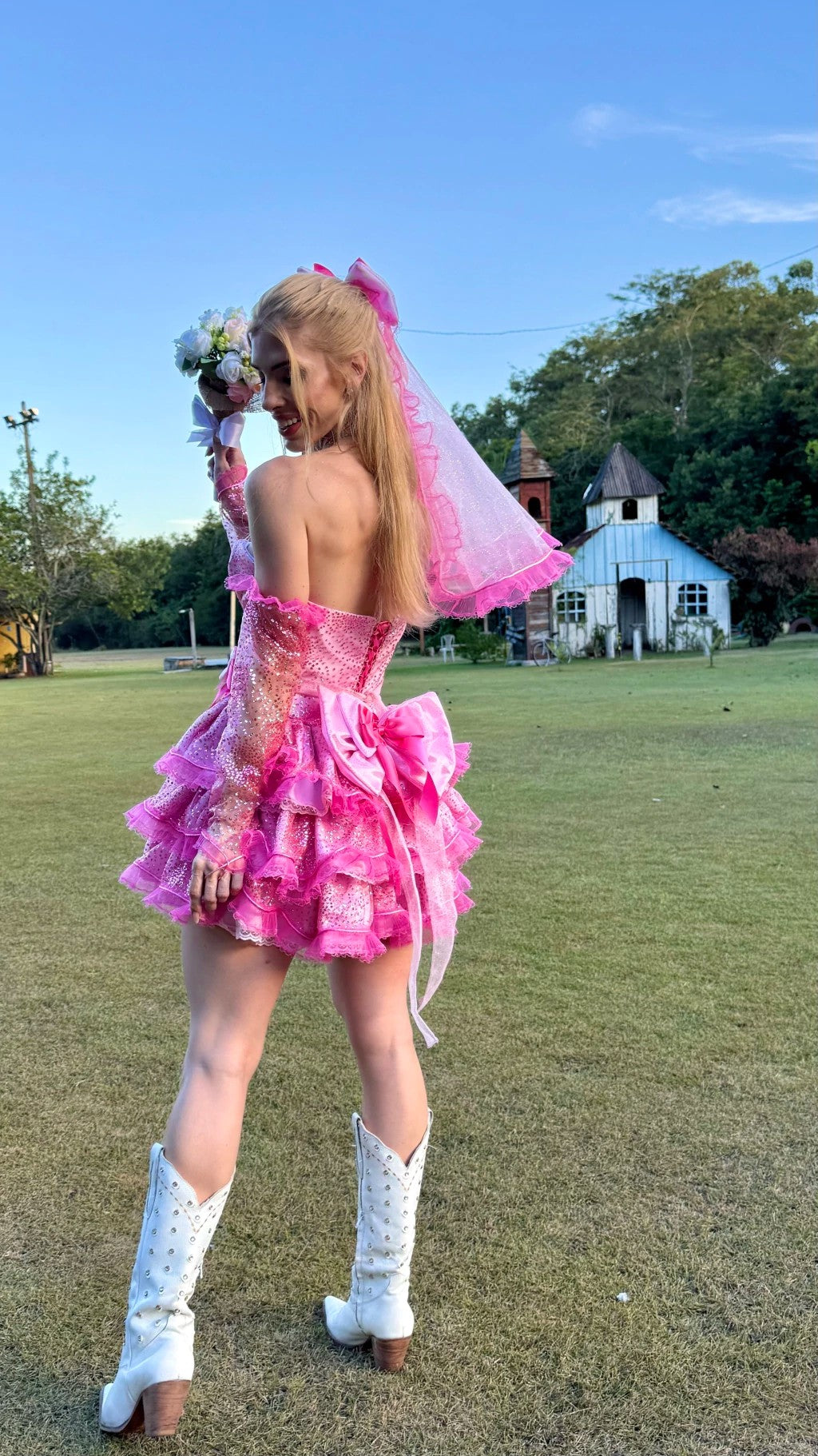 Vestido junino Noivinha - Leonor