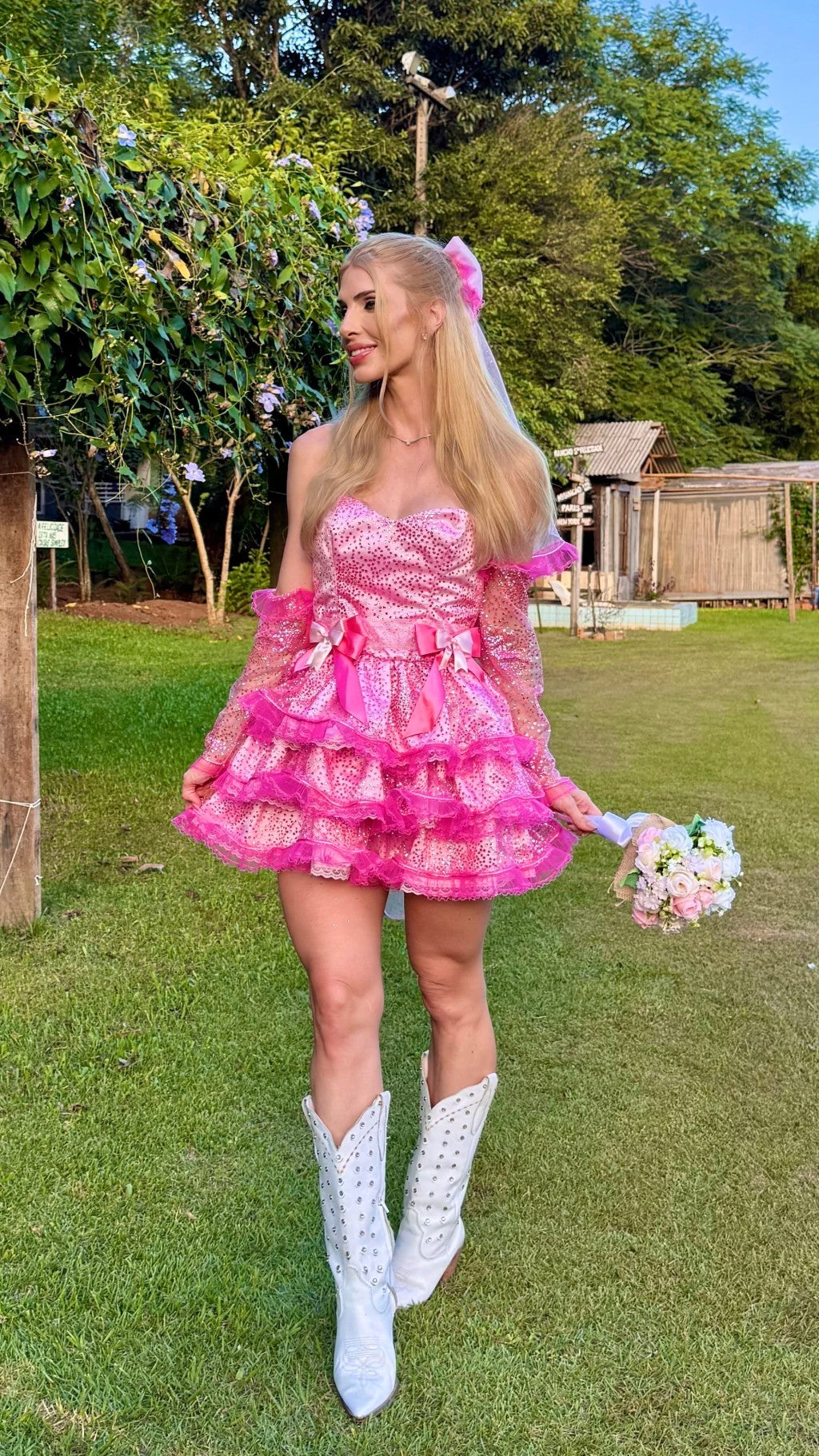 Vestido junino Noivinha - Leonor