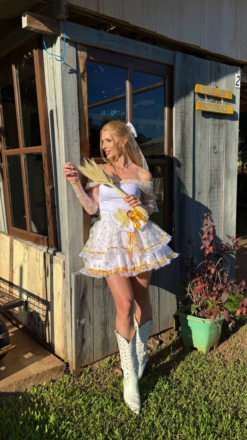 Vestido junino Noivinha - Madalena