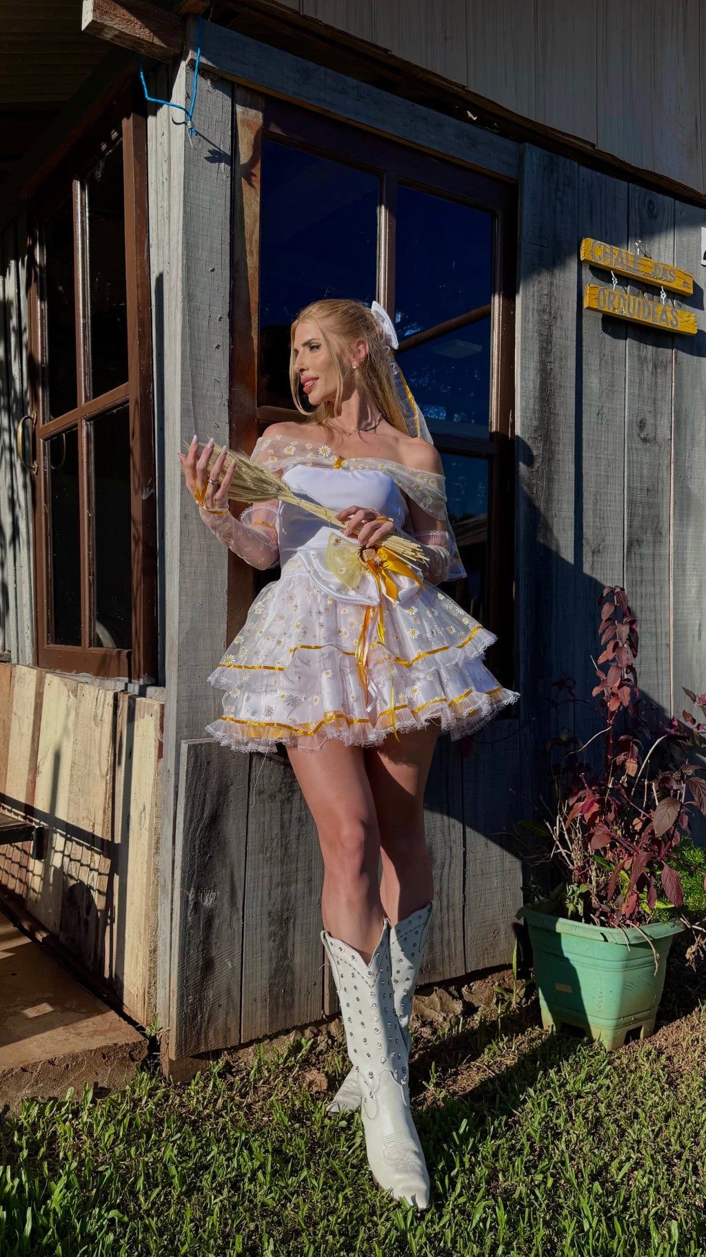 Vestido junino Noivinha - Madalena